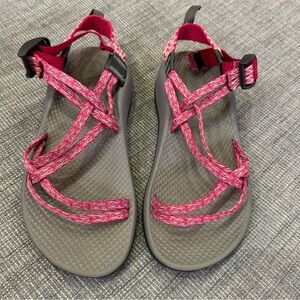 Chaco Girls ZX Ecotread Pink Sandal Size 5.